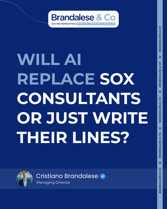 Will AI Replace SOX Consultants